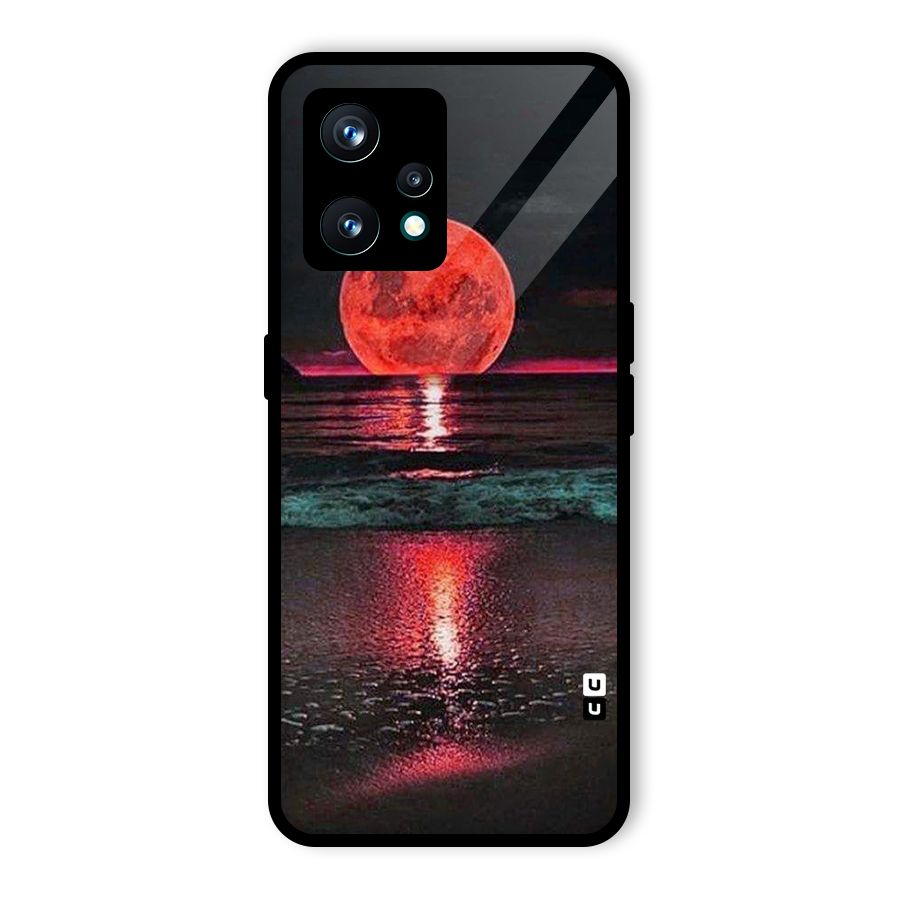 Red Sun Ocean Glass Back Case for Realme 9 Pro Plus 5G