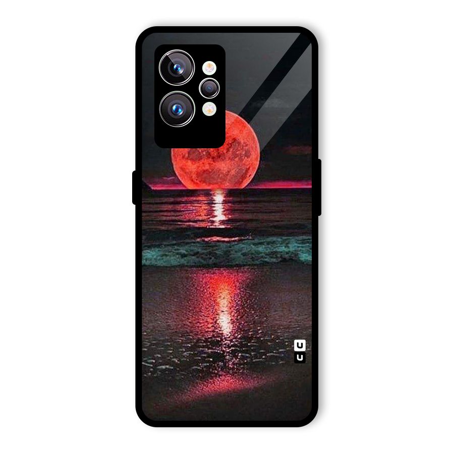 Red Sun Ocean Glass Back Case for Realme GT2 Pro