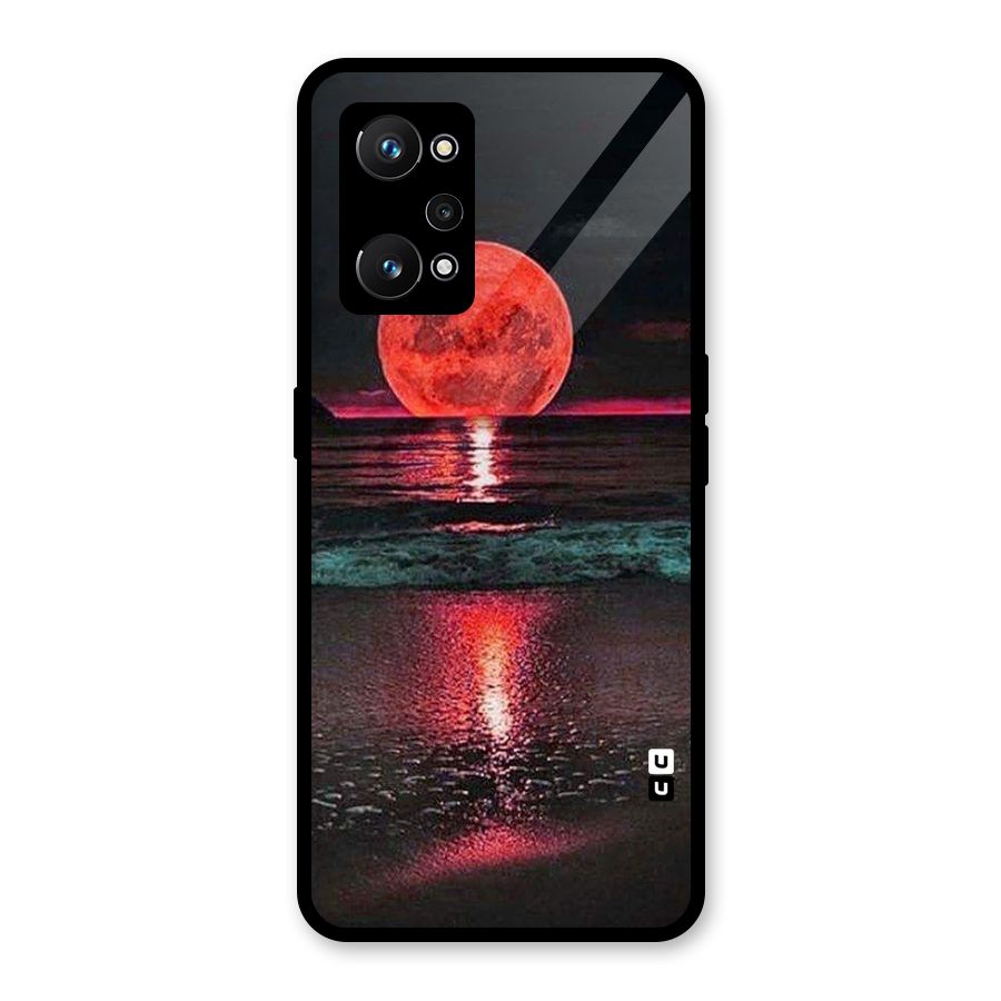 Red Sun Ocean Glass Back Case for Realme GT Neo 3T
