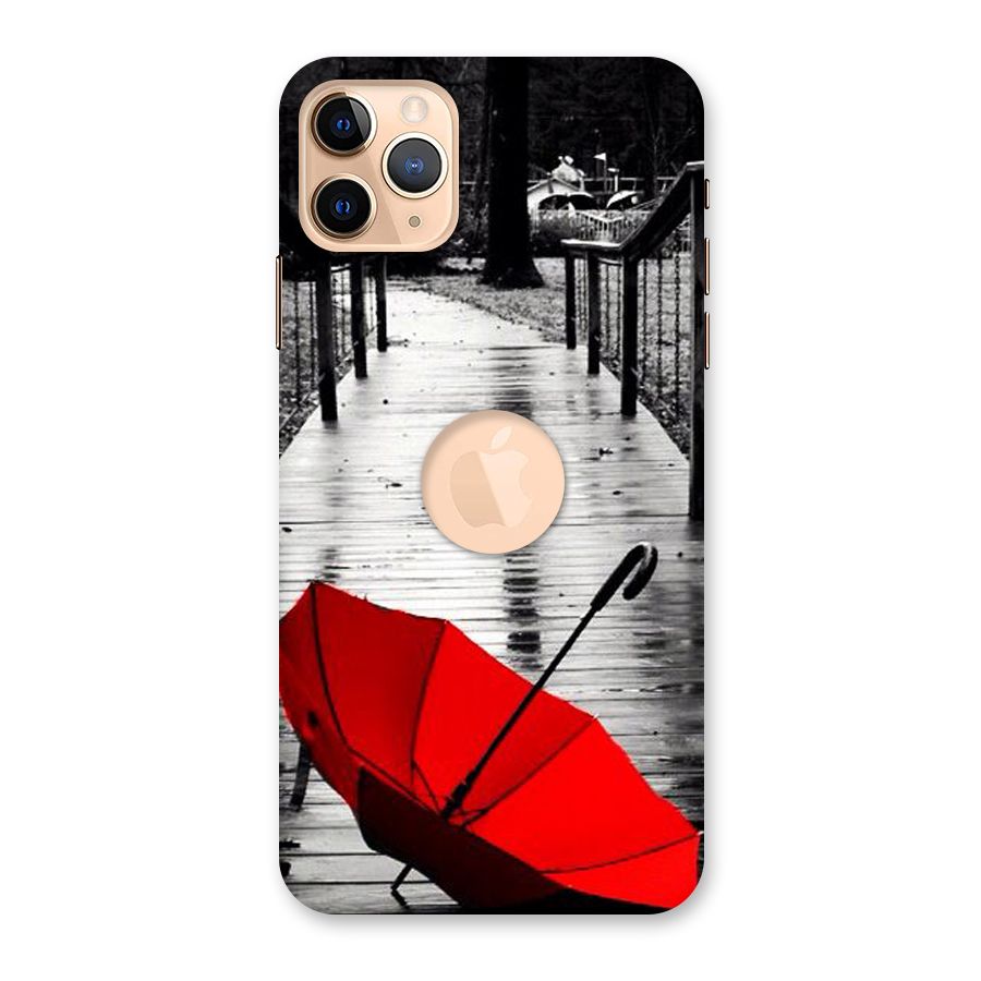 Red Umbrella Back Case for iPhone 11 Pro Max Logo Cut