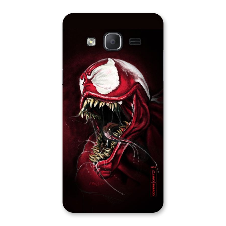 Red Venom Artwork Back Case for Galaxy On7 2015