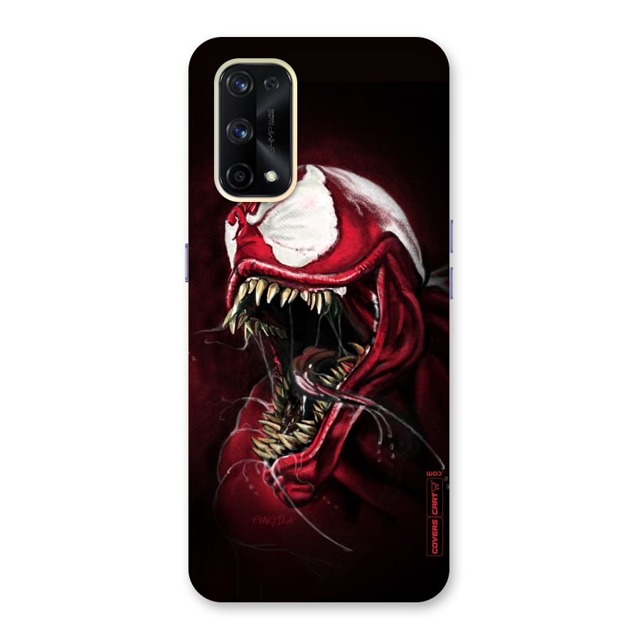 Red Venom Artwork Glass Back Case for Realme X7 Pro