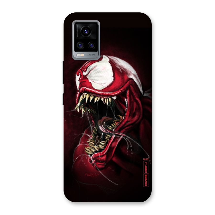 Red Venom Artwork Back Case for Vivo V20