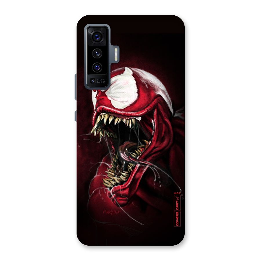 Red Venom Artwork Back Case for Vivo X50