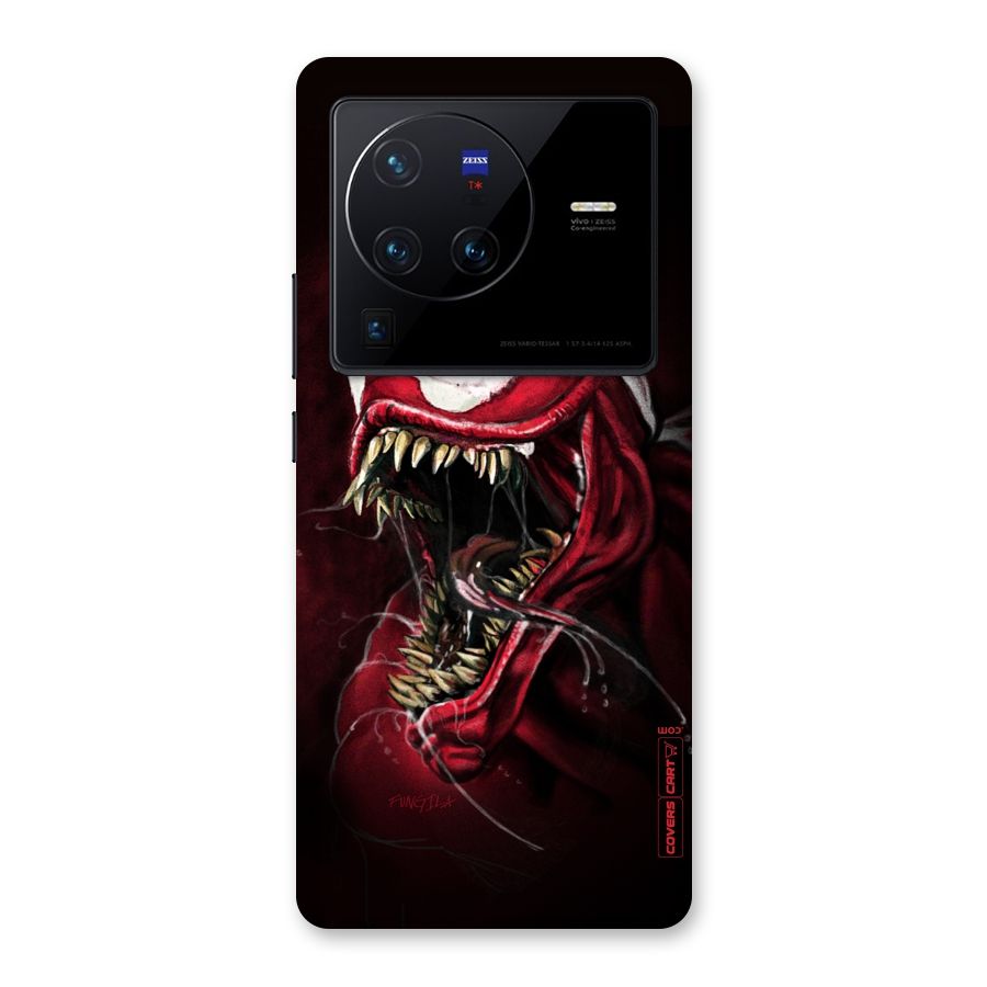 Red Venom Artwork Back Case for Vivo X80 Pro