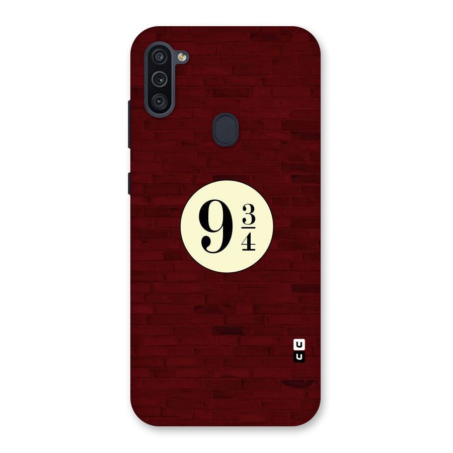 Red Wall Express Back Case for Galaxy M11