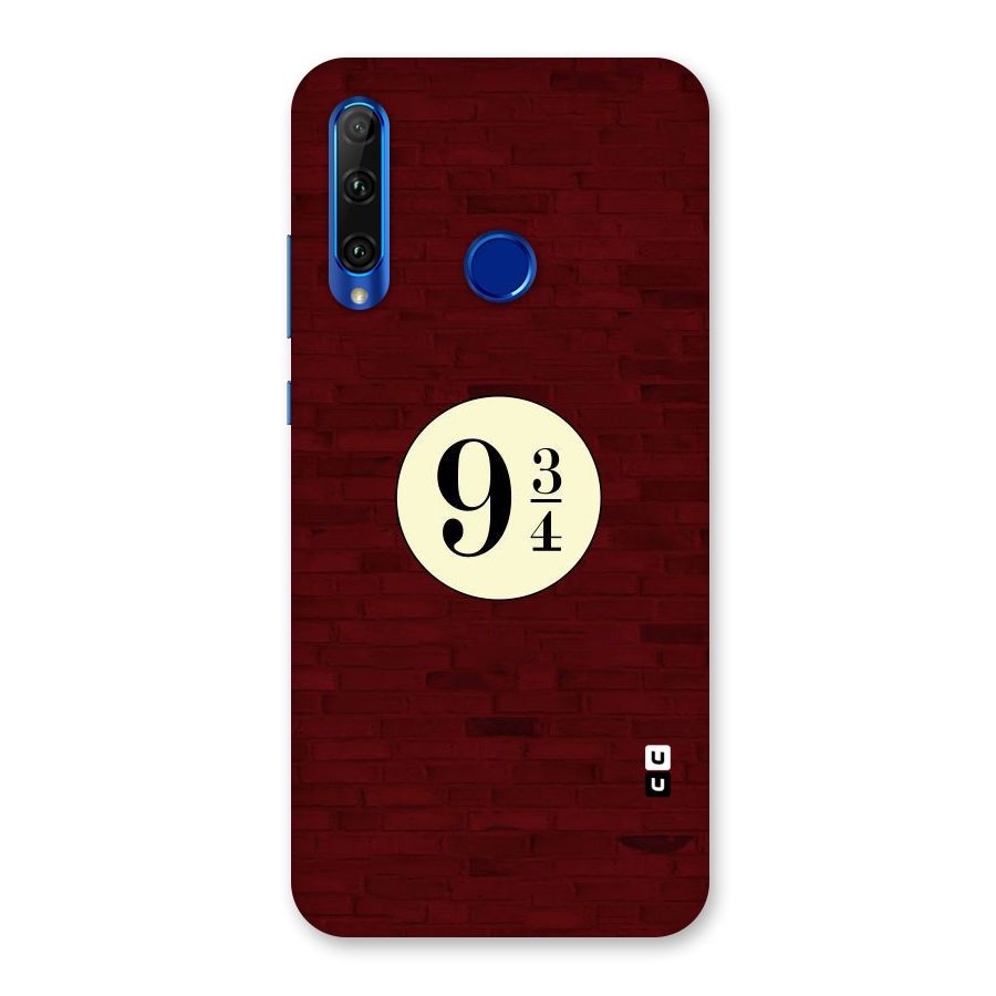 Red Wall Express Back Case for Honor 20i