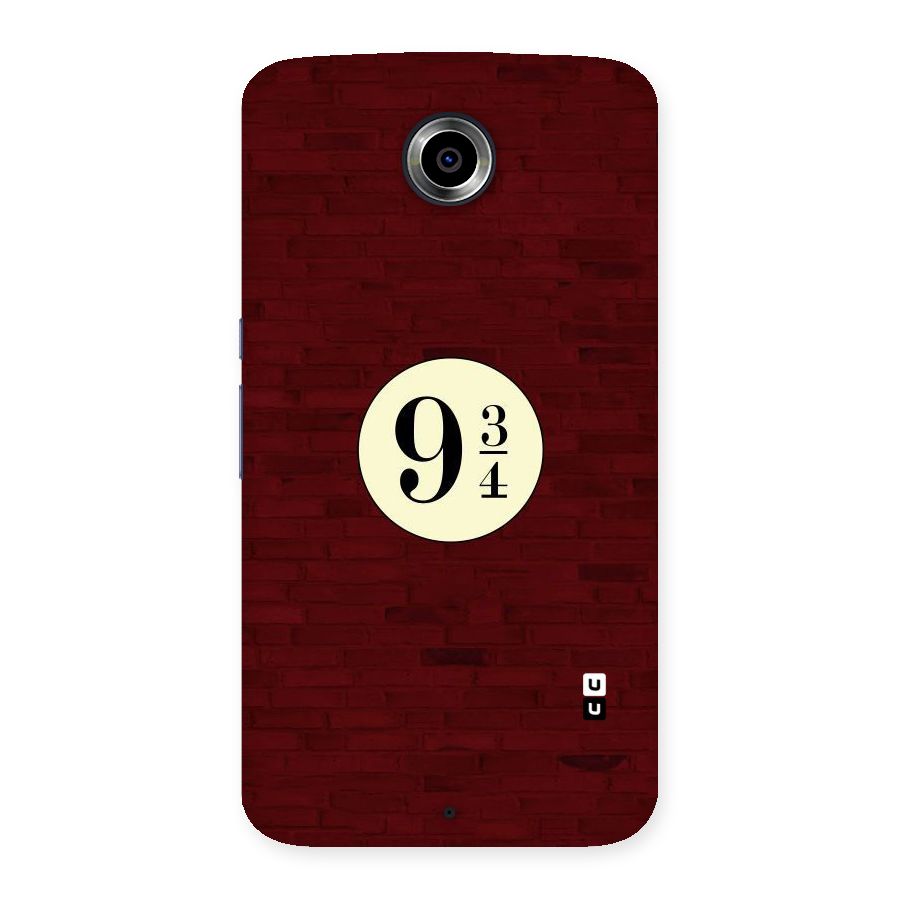 Red Wall Express Back Case for Nexsus 6