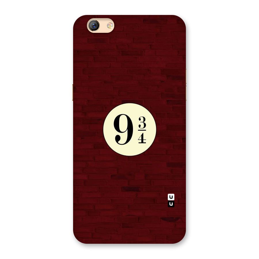 Red Wall Express Back Case for Oppo F3 Plus