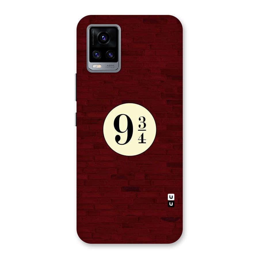 Red Wall Express Back Case for Vivo V20