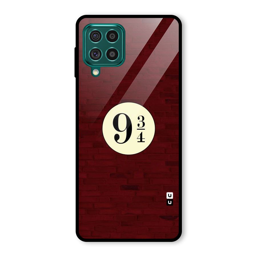 Red Wall Express Glass Back Case for Galaxy F62