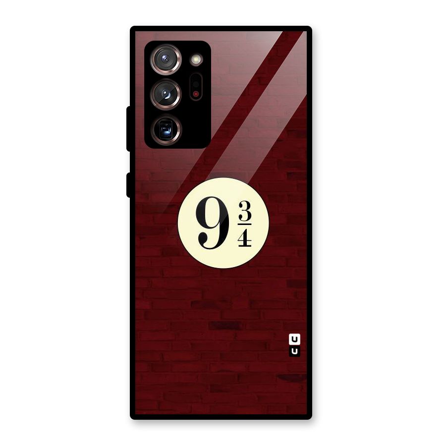 Red Wall Express Glass Back Case for Galaxy Note 20 Ultra 5G