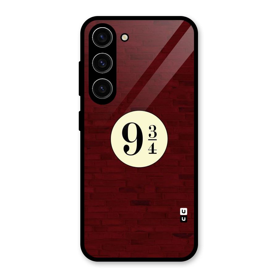 Red Wall Express Glass Back Case for Galaxy S23