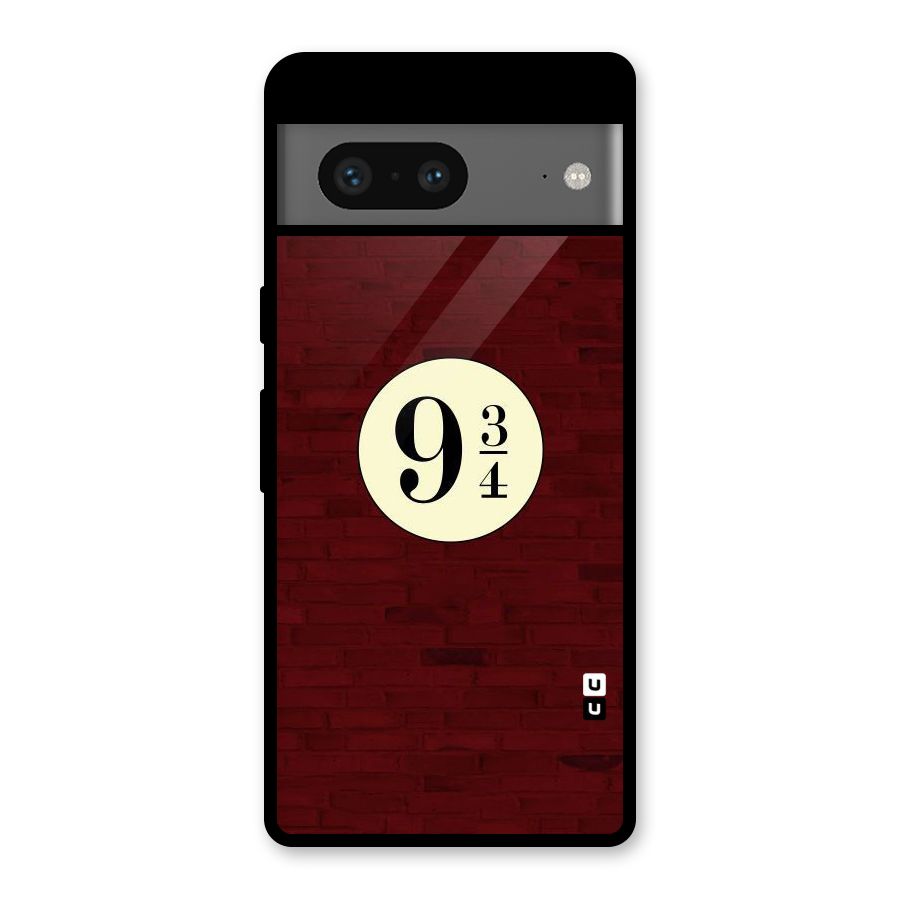 Red Wall Express Glass Back Case for Google Pixel 7