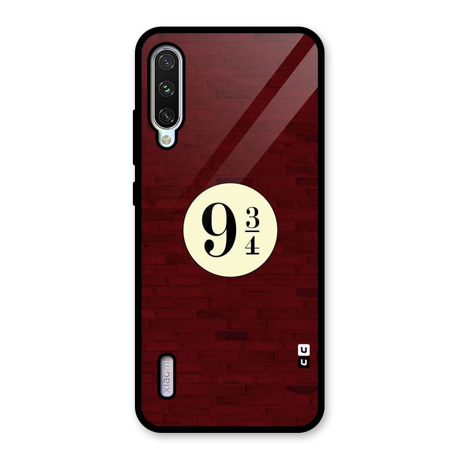 Red Wall Express Glass Back Case for Mi A3