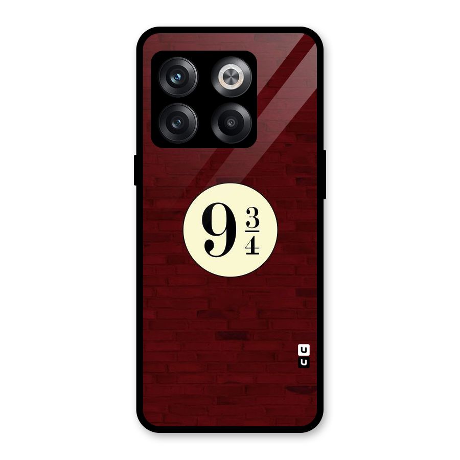 Red Wall Express Glass Back Case for OnePlus 10T