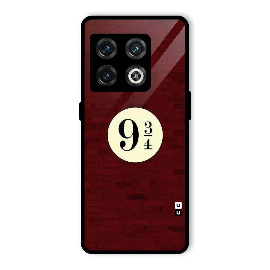 Red Wall Express Glass Back Case for OnePlus 10 Pro 5G