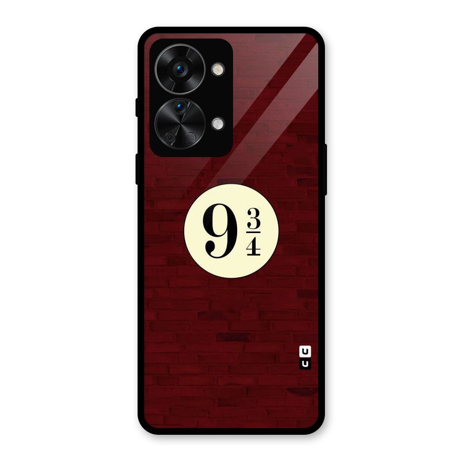 Red Wall Express Glass Back Case for OnePlus Nord 2T