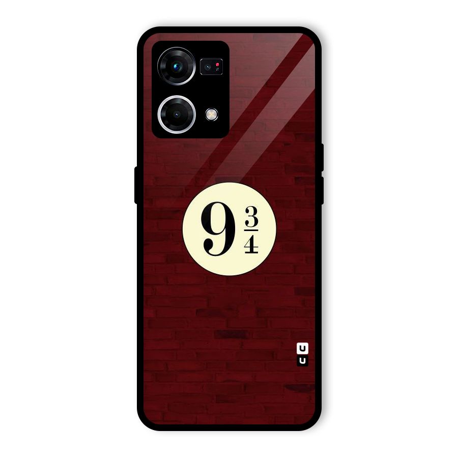 Red Wall Express Glass Back Case for Oppo F21s Pro 4G