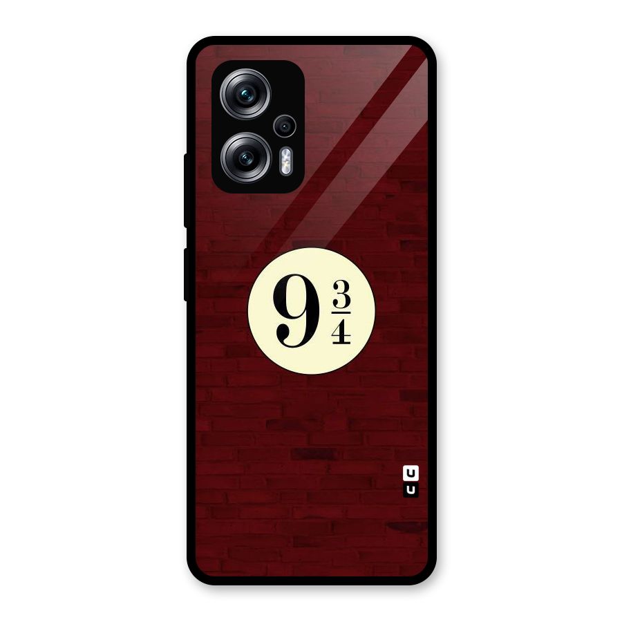 Red Wall Express Glass Back Case for Redmi K50i