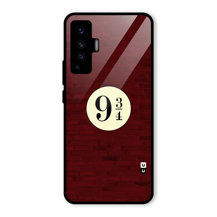 Red Wall Express Glass Back Case for Vivo X50
