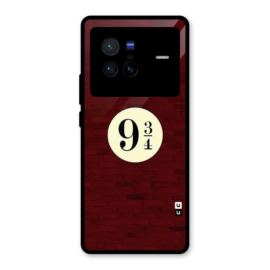 Red Wall Express Glass Back Case for Vivo X80