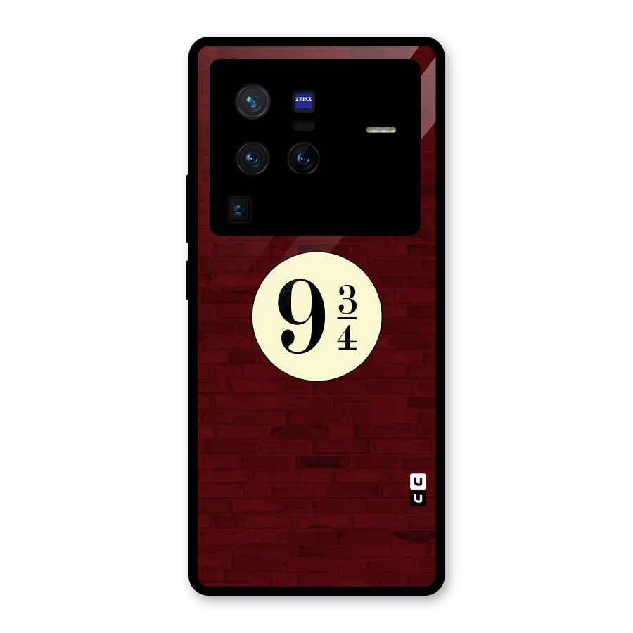 Red Wall Express Glass Back Case for Vivo X80 Pro