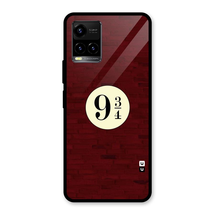 Red Wall Express Glass Back Case for Vivo Y21T