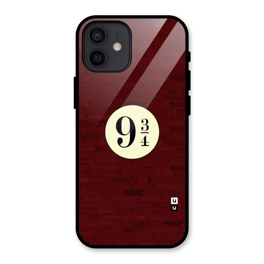 Red Wall Express Glass Back Case for iPhone 12