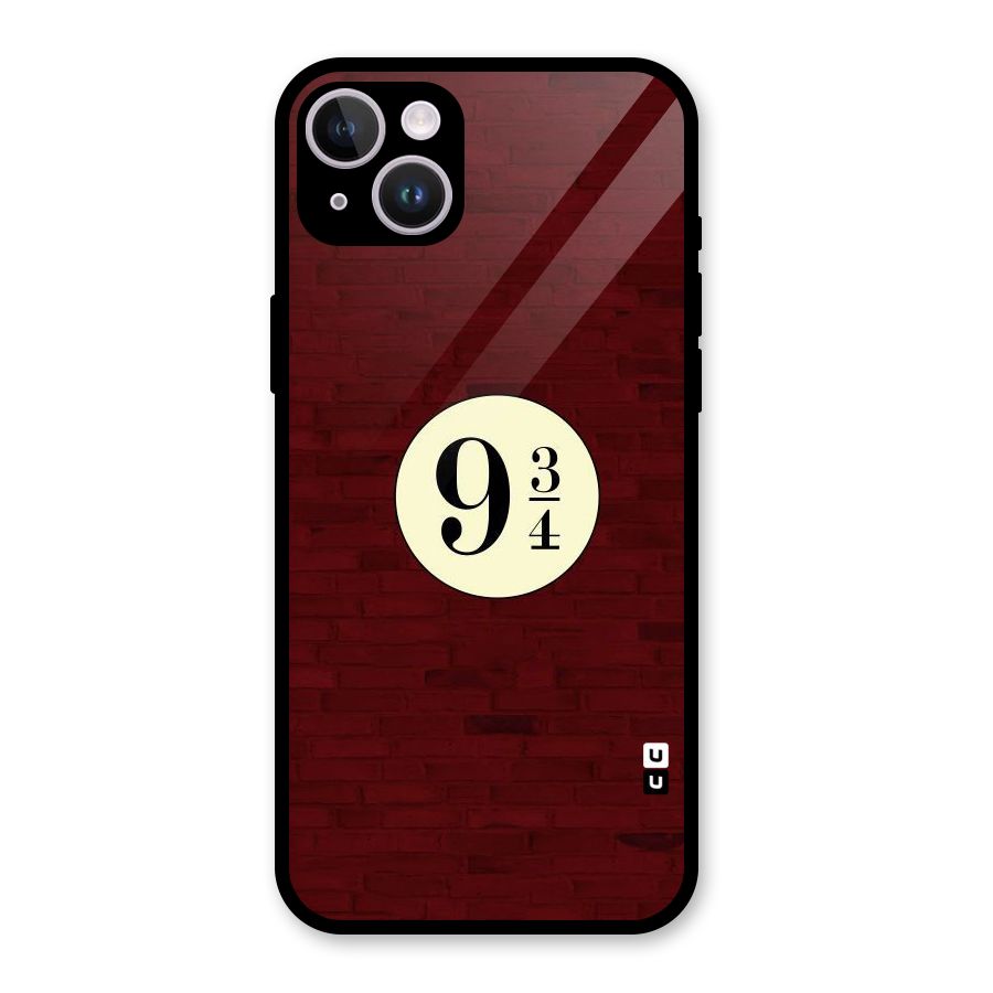 Red Wall Express Glass Back Case for iPhone 14 Plus