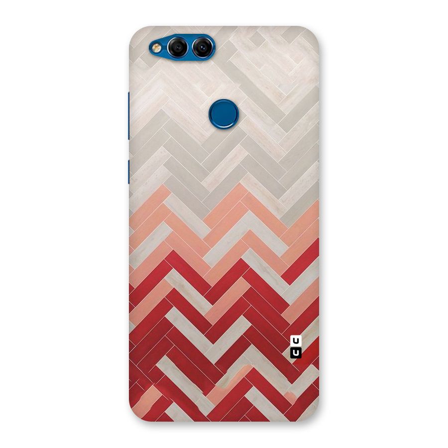 Reds and Greys Back Case for Honor 7X