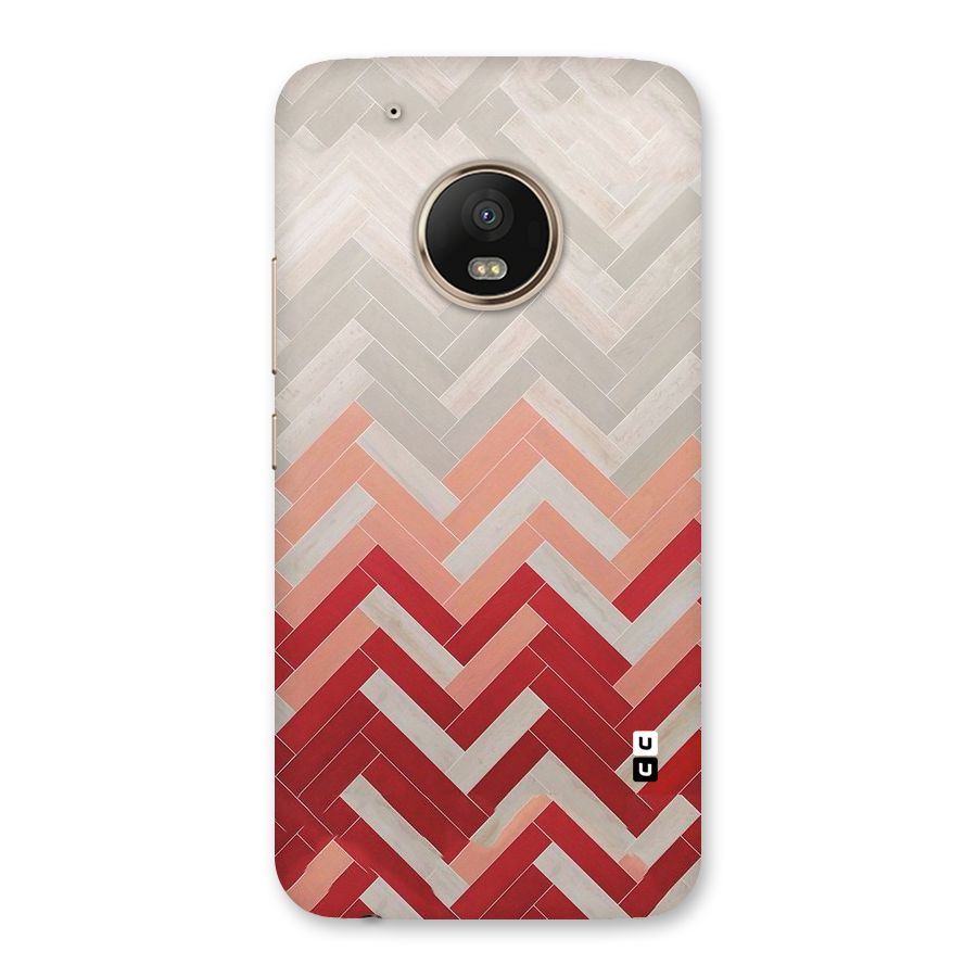 Reds and Greys Back Case for Moto G5 Plus