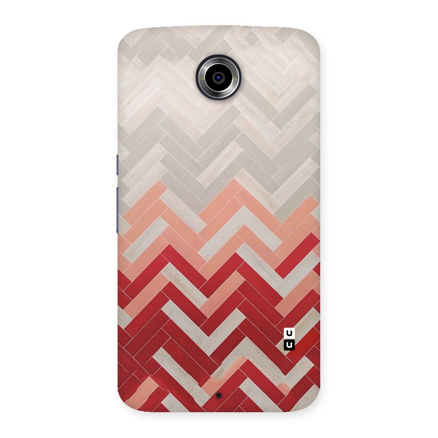 Reds and Greys Back Case for Nexsus 6