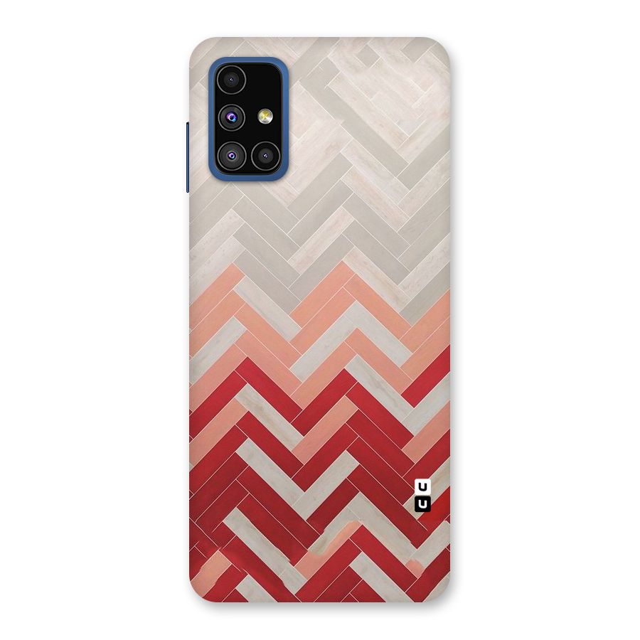 Reds and Greys Back Case for Galaxy M51