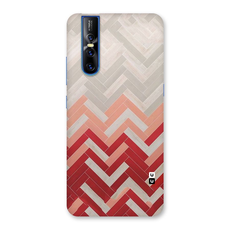 Reds and Greys Back Case for Vivo V15 Pro