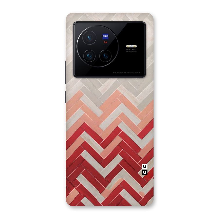 Reds and Greys Back Case for Vivo X80