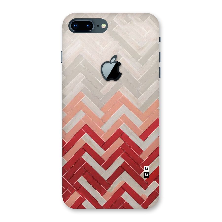 Reds and Greys Back Case for iPhone 7 Plus Apple Cut