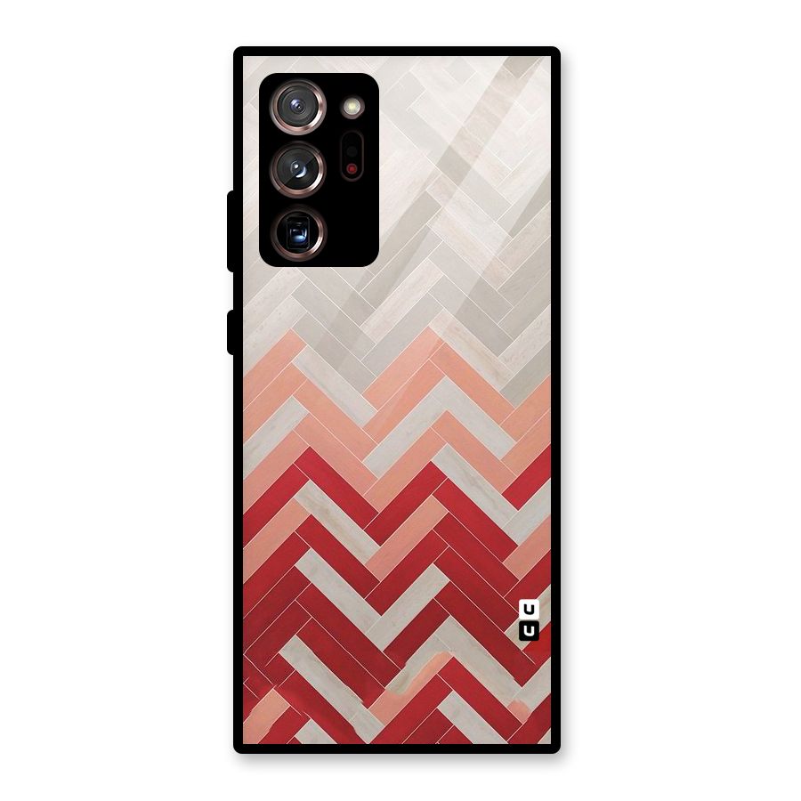 Reds and Greys Glass Back Case for Galaxy Note 20 Ultra 5G