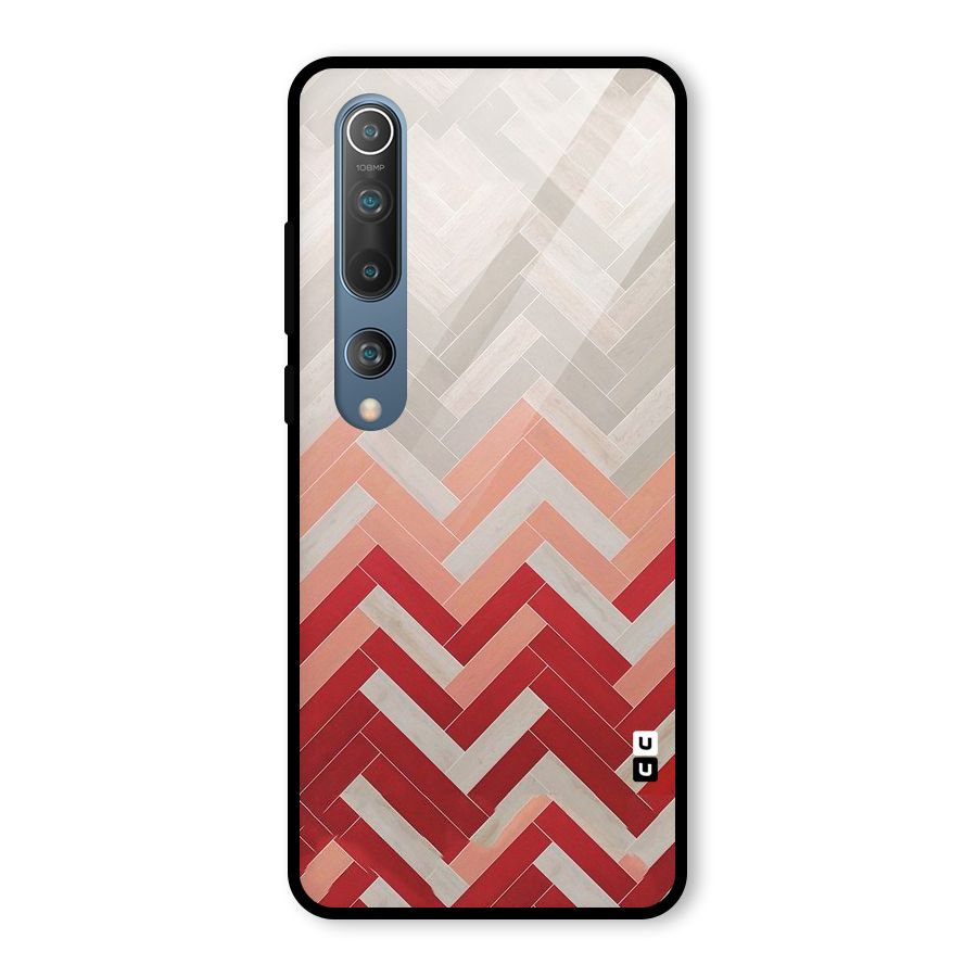Reds and Greys Glass Back Case for Mi 10