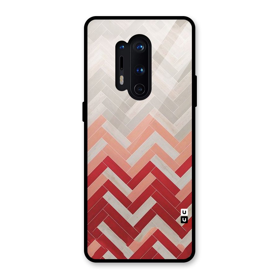 Reds and Greys Glass Back Case for OnePlus 8 Pro