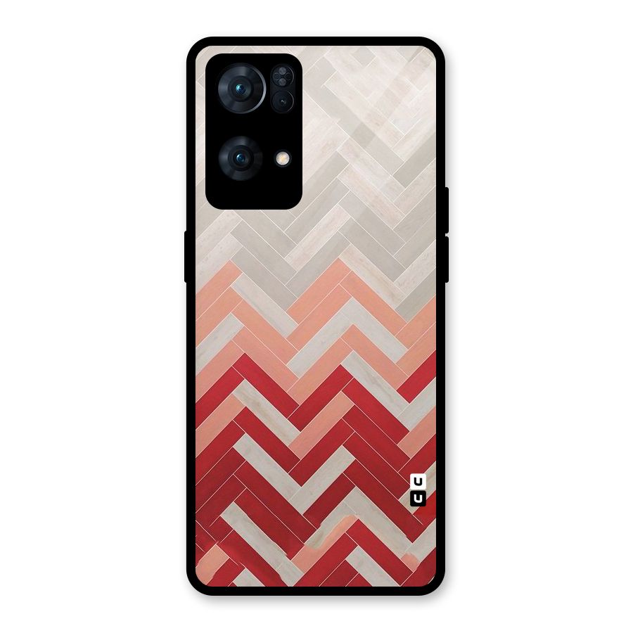 Reds and Greys Glass Back Case for Oppo Reno7 Pro 5G