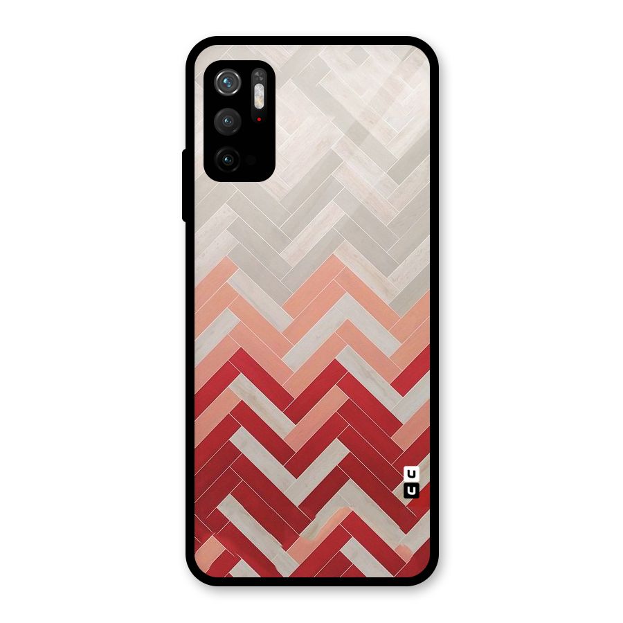 Reds and Greys Glass Back Case for Poco M3 Pro 5G