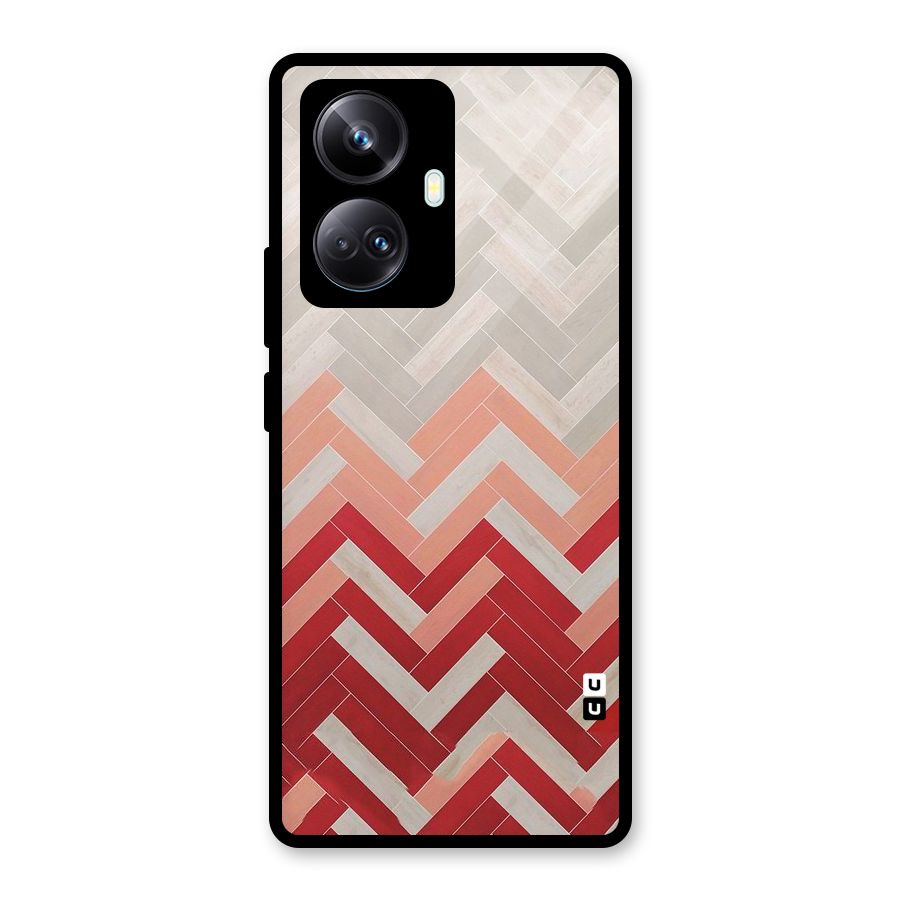 Reds and Greys Glass Back Case for Realme 10 Pro Plus