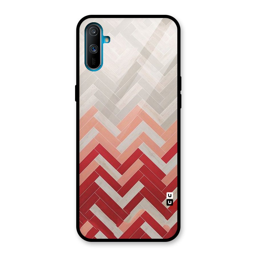 Reds and Greys Glass Back Case for Realme C3