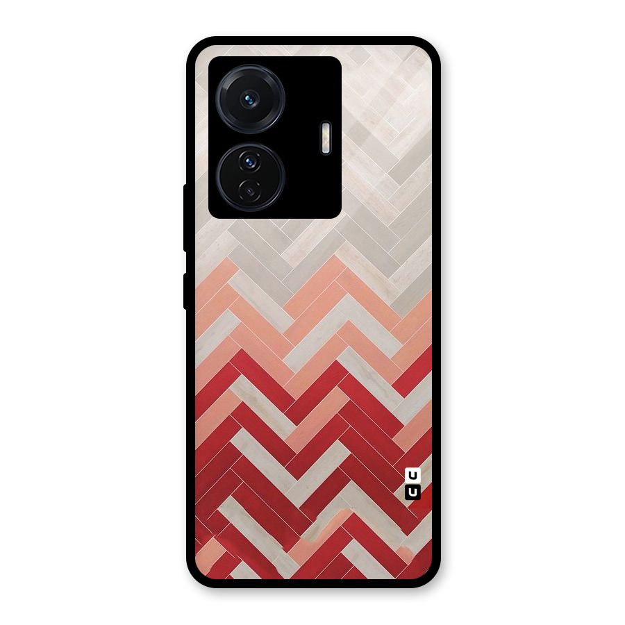 Reds and Greys Glass Back Case for Vivo T1 Pro