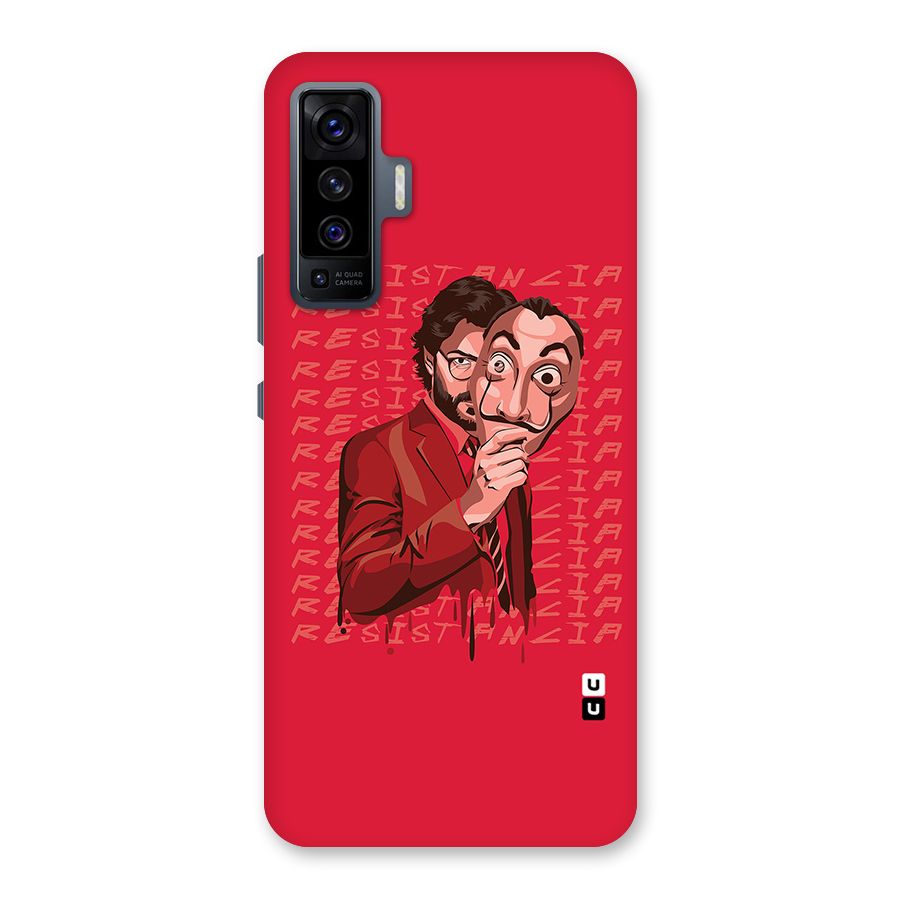 Resistancia Professor Art Back Case for Vivo X50