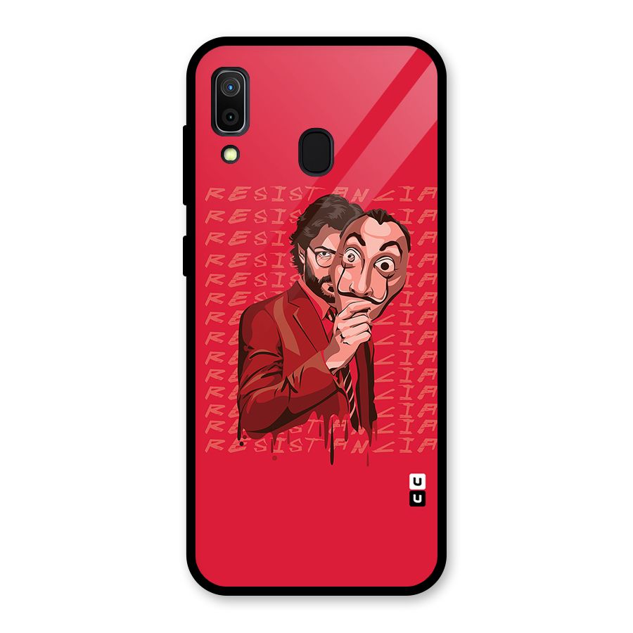Resistancia Professor Art Glass Back Case for Galaxy A30