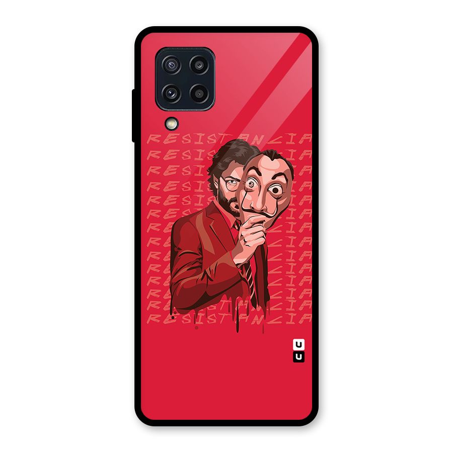 Resistancia Professor Art Glass Back Case for Galaxy M32