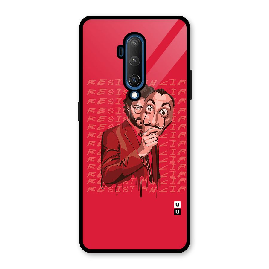 Resistancia Professor Art Glass Back Case for OnePlus 7T Pro