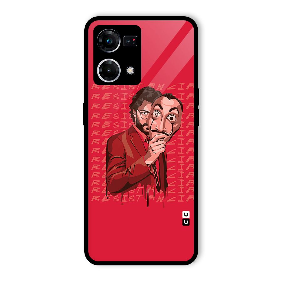 Resistancia Professor Art Glass Back Case for Oppo F21 Pro 5G
